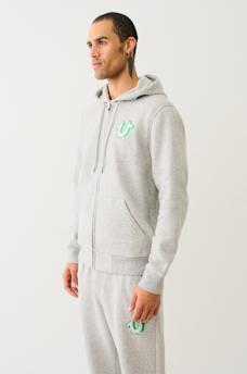 SUDADERA CON CAPUCHA Y CIERRE DE ESTILO GRAFFITI