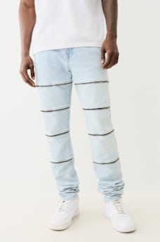 ROCCO STACKED ZIPPER SKINNY JEAN, image 3