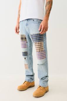 RICKY BIG T PATCHWORK APPLIQUE STRAIGHT JEAN, image 3