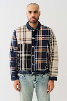 BIG T PATCHWORK PLAID JACKET, image 4
