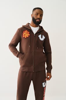 FLOWER PATCH ZIP HOODIE, image 2