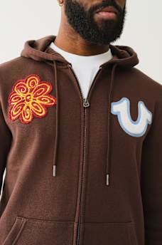 FLOWER PATCH ZIP HOODIE, image 5