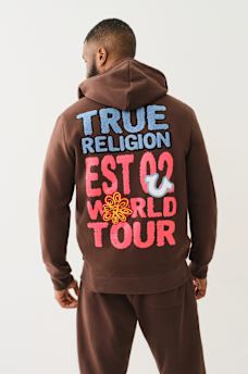 FLOWER PATCH ZIP HOODIE, image 1