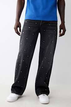 VINNY HORSESHOE CHARM ULTRA BAGGY JEAN, image 1