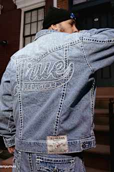 OVERSIZED LOGO APPLIQUE SUPER T DENIM JACKET, image 2