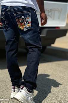 RICKY EMBROIDERED POCKET STRAIGHT JEAN, image 2