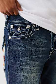 RICKY EMBROIDERED POCKET STRAIGHT JEAN, image 5