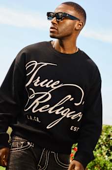 SCRIPT LOGO CREWNECK SWEATSHIRT, image 3