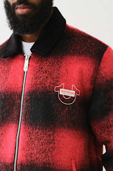BUFFALO PLAID ZIP JACKET, image 2