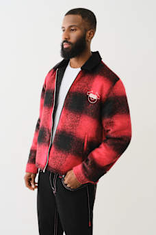 BUFFALO PLAID ZIP JACKET, image 3
