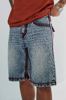 VINNY ROPE STITCH ULTRA BAGGY SHORT, image 2