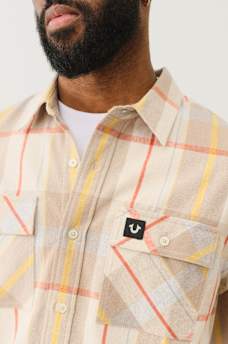 LONG SLEEVE PLAID WORKWEAR SHIRT, image 2
