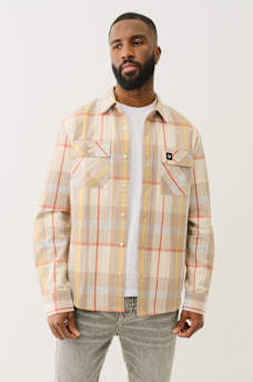 LONG SLEEVE PLAID WORKWEAR SHIRT, image 1