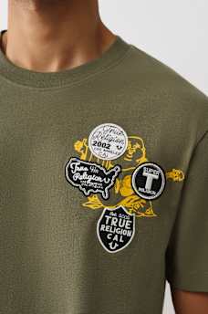 BUDDHA PATCH UNIVERSITY TEE, image 4