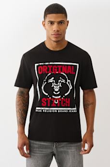FLOCKED ORIGINAL STITCH TEE, image 2