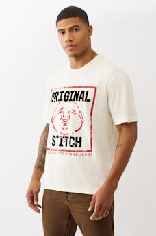 FLOCKED ORIGINAL STITCH TEE, image 3
