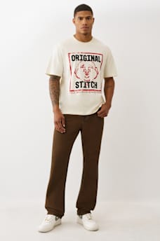 FLOCKED ORIGINAL STITCH TEE, image 5