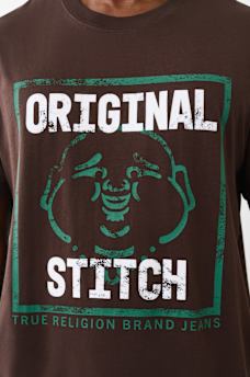 FLOCKED ORIGINAL STITCH TEE, image 2