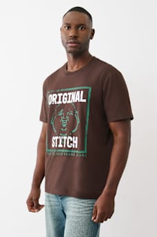 FLOCKED ORIGINAL STITCH TEE, image 3