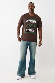 FLOCKED ORIGINAL STITCH TEE, image 5