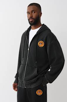 VINTAGE TIGER ZIP HOODIE, image 2