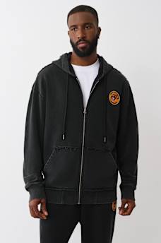 VINTAGE TIGER ZIP HOODIE, image 3