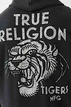 VINTAGE TIGER ZIP HOODIE, image 5