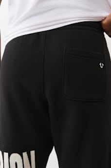 KNIT LOGO PANEL JOGGER, image 2