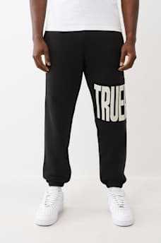 KNIT LOGO PANEL JOGGER, image 3