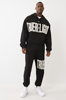 KNIT LOGO PANEL JOGGER, image 4