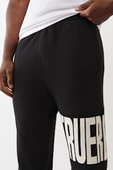 KNIT LOGO PANEL JOGGER, image 5