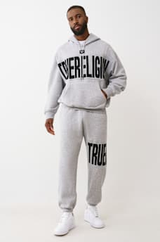 KNIT LOGO PANEL JOGGER, image 4