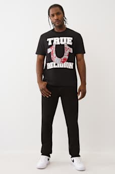TERRY HORSESHOE APPLIQUÉ TEE, image 5