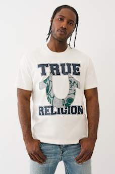 TERRY HORSESHOE APPLIQUÉ TEE, image 2