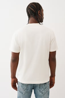 TERRY HORSESHOE APPLIQUÉ TEE, image 4