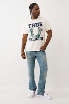 TERRY HORSESHOE APPLIQUÉ TEE, image 5