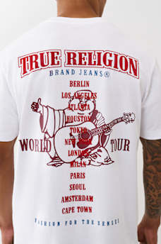 FLOCKED WORLD TOUR TEE, image 5