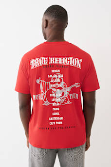 FLOCKED WORLD TOUR TEE, image 1