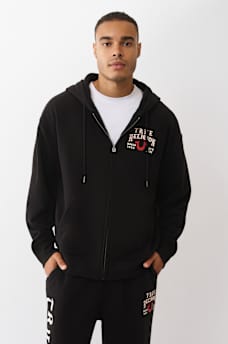 SCRIPT LOGO  ZIP HOODIE, image 3