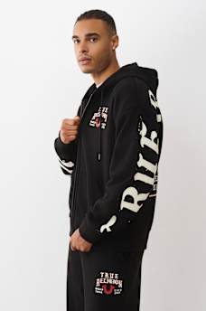 SCRIPT LOGO  ZIP HOODIE, image 5