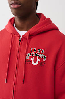 SCRIPT LOGO  ZIP HOODIE, image 4