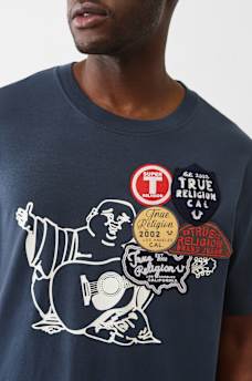 CAMISETA CON BUDDHA Y PARCHES, image 4