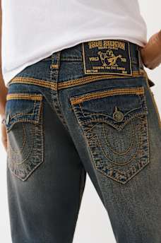 RICKY STRAIGHT SUPER T FLATLOCK JEAN 34”, image 1