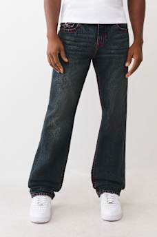 RICKY BIG T EMBROIDERED HORSESHOE STRAIGHT JEAN, image 2