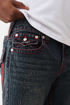 RICKY BIG T EMBROIDERED HORSESHOE STRAIGHT JEAN, image 4