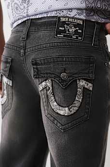 RICKY  BANDANA HORSESHOE STRAIGHT JEAN 34&rdquo;, image 1