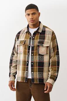 BIG T PLAID WESTERN SHIRT, image 1