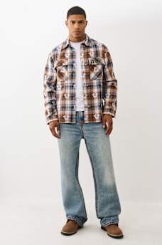 OVERSIZED HORSESHOE FLANNEL SHIRT, image 5