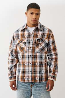 OVERSIZED HORSESHOE FLANNEL SHIRT, image 6