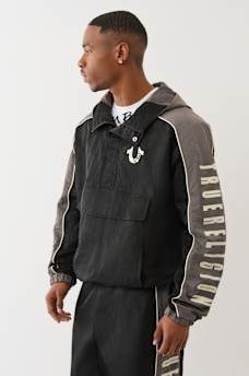 COLOR BLOCKED ANORAK PULLOVER, image 3